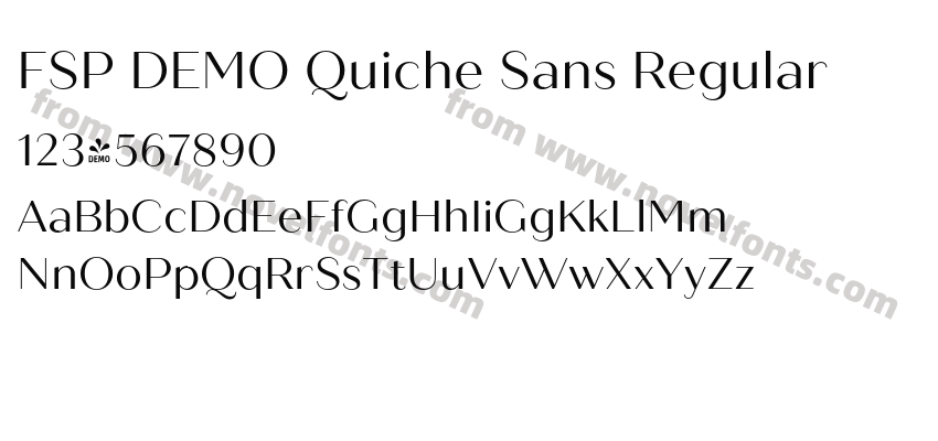 FSP DEMO Quiche Sans RegularPreview