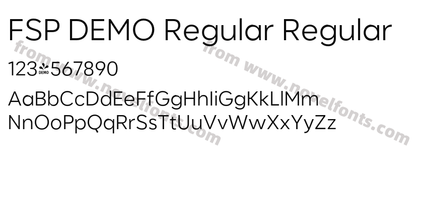 FSP DEMO Regular RegularPreview