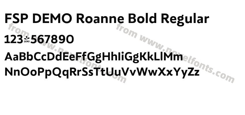FSP DEMO Roanne Bold RegularPreview