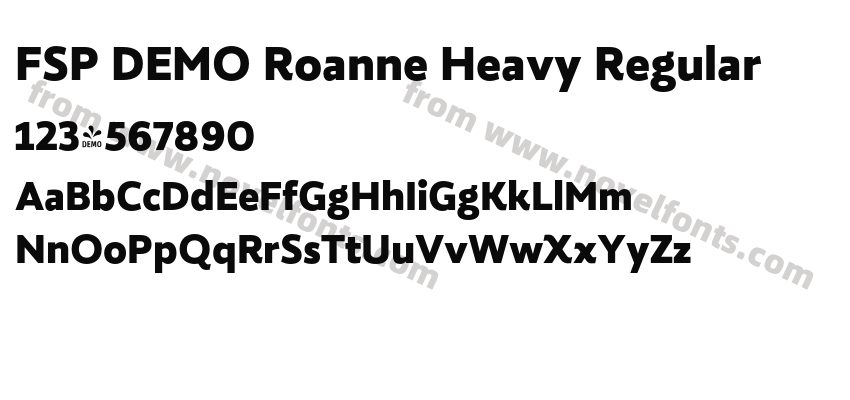 FSP DEMO Roanne Heavy RegularPreview