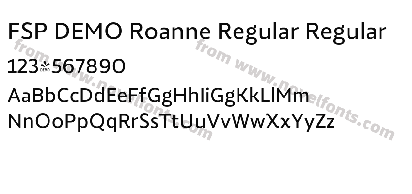 FSP DEMO Roanne Regular RegularPreview