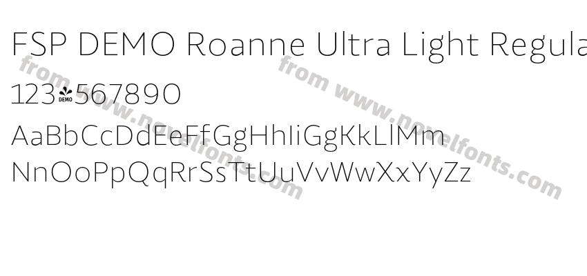 FSP DEMO Roanne Ultra Light RegularPreview