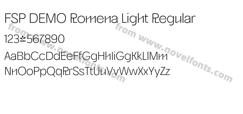 FSP DEMO Romena Light RegularPreview