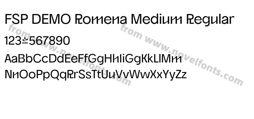 FSP DEMO Romena Medium RegularPreview