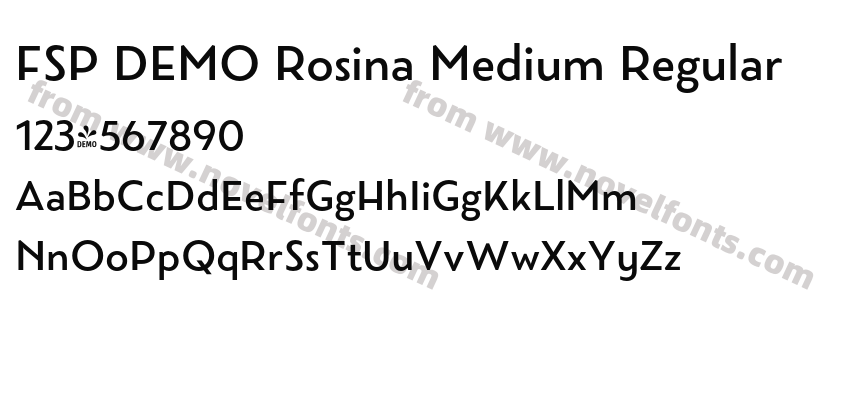 FSP DEMO Rosina Medium RegularPreview