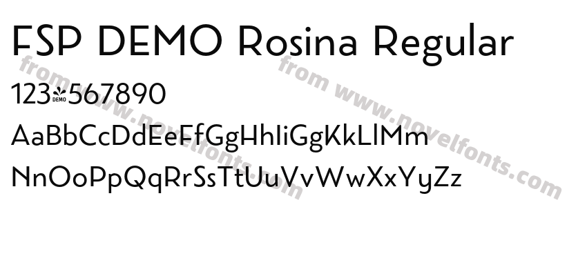 FSP DEMO Rosina RegularPreview