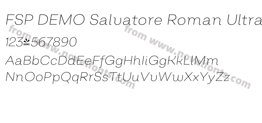 FSP DEMO Salvatore Roman Ultra Light It RegularPreview