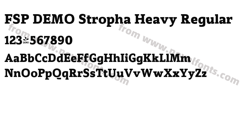 FSP DEMO Stropha Heavy RegularPreview