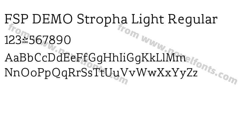 FSP DEMO Stropha Light RegularPreview