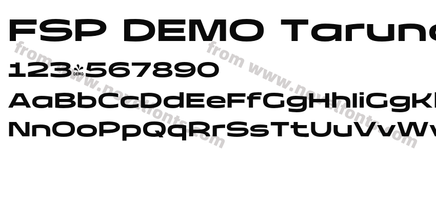 FSP DEMO Taruno Wide BoldPreview