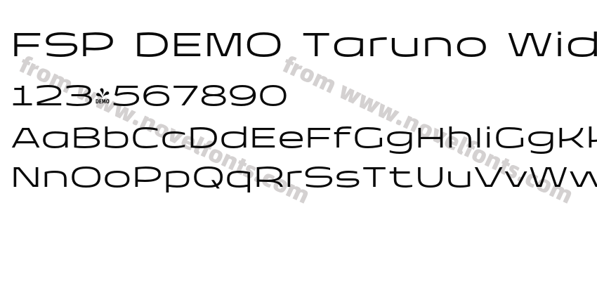 FSP DEMO Taruno Wide Light RegularPreview