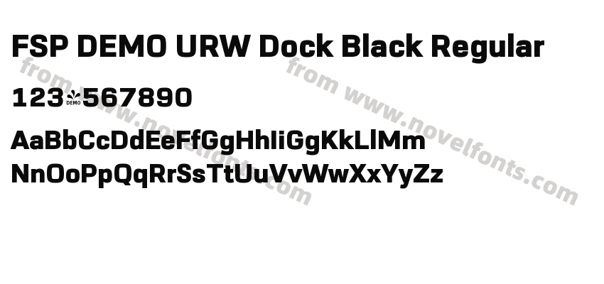 FSP DEMO URW Dock Black RegularPreview