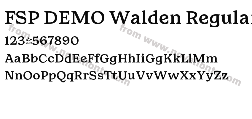 FSP DEMO Walden RegularPreview