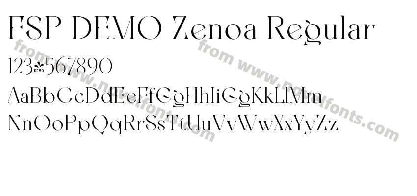 FSP DEMO Zenoa RegularPreview