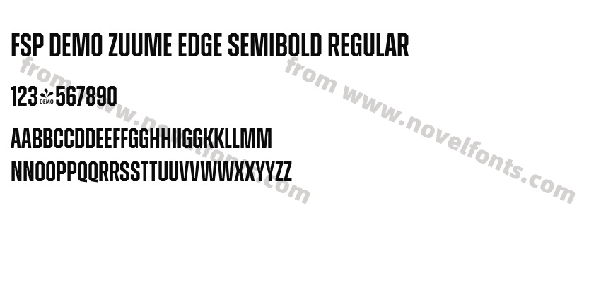 FSP DEMO Zuume Edge Semibold RegularPreview