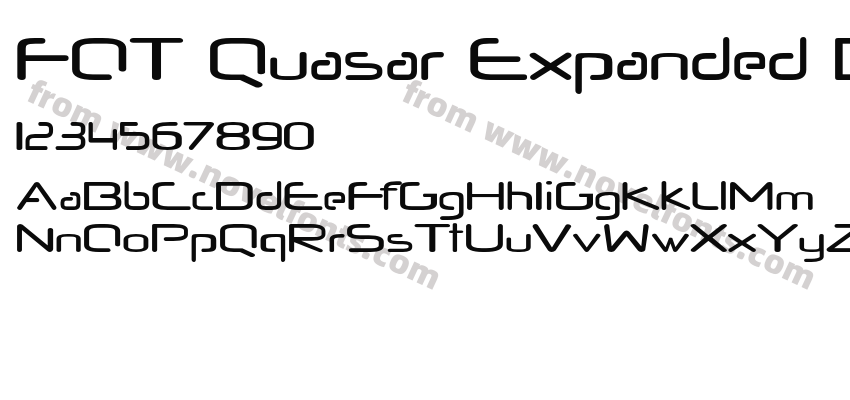 FOT Quasar Expanded BoldPreview