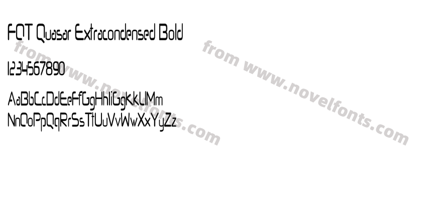 FOT Quasar Extracondensed BoldPreview