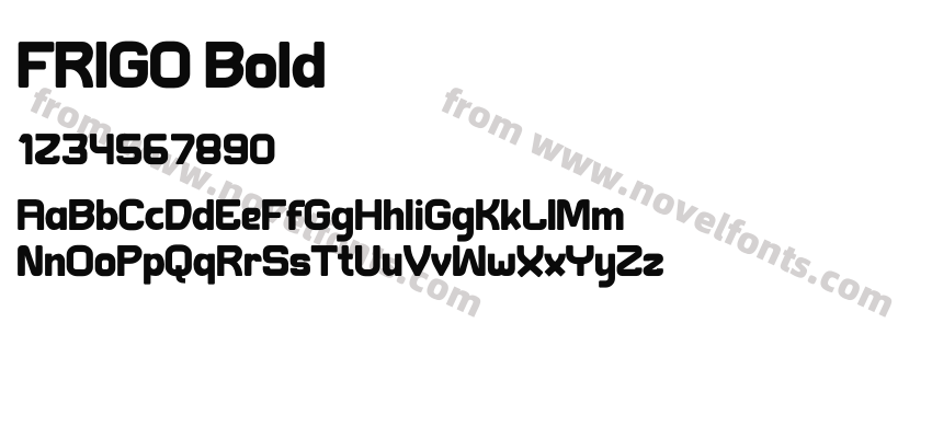 FRIGO BoldPreview
