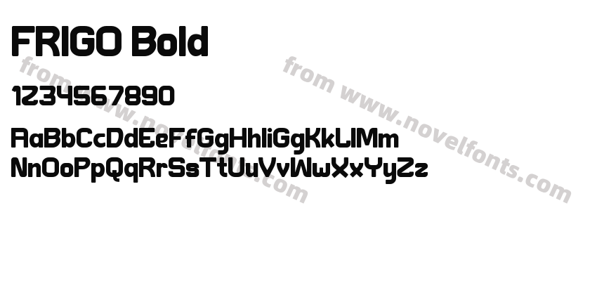 FRIGO BoldPreview
