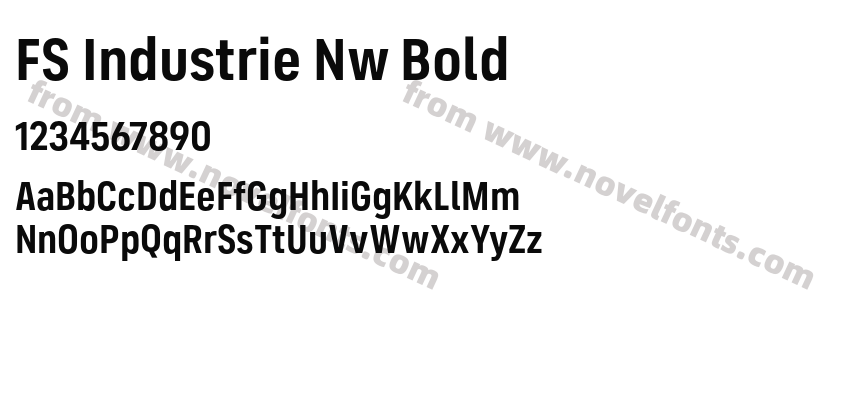 FS Industrie Nw BoldPreview