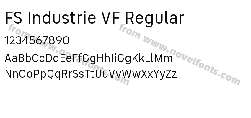 FS Industrie VF RegularPreview