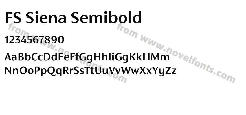 FS Siena SemiboldPreview