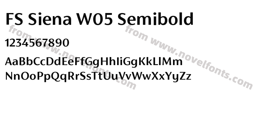 FS Siena W05 SemiboldPreview