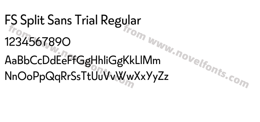 FS Split Sans Trial RegularPreview
