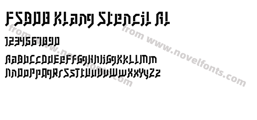 FSB08 Klang Stencil AlPreview
