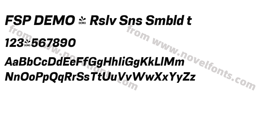 FSP DEMO - Rslv Sns Smbld tPreview