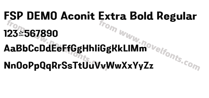 FSP DEMO Aconit Extra Bold RegularPreview