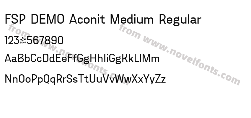 FSP DEMO Aconit Medium RegularPreview