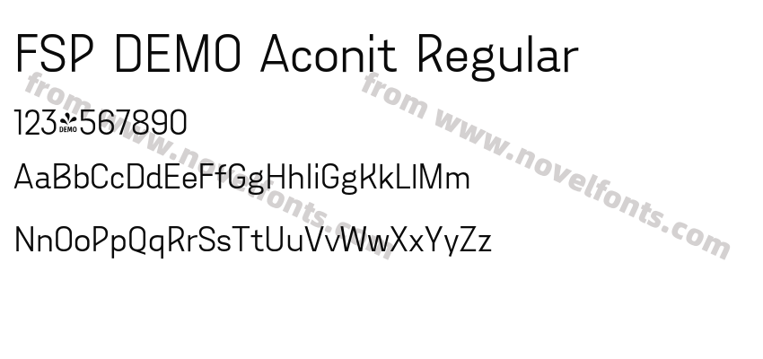 FSP DEMO Aconit RegularPreview