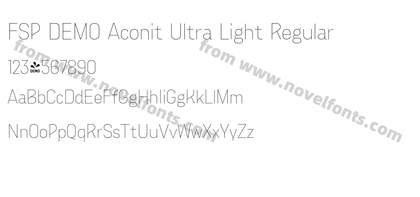 FSP DEMO Aconit Ultra Light RegularPreview