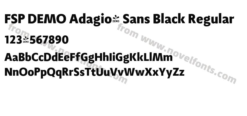 FSP DEMO Adagio_ Sans Black RegularPreview