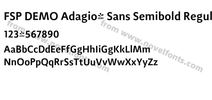 FSP DEMO Adagio_ Sans Semibold RegularPreview