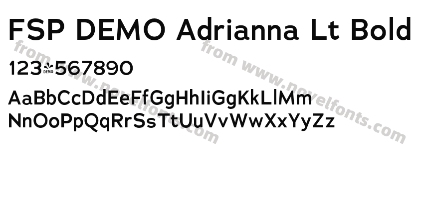 FSP DEMO Adrianna Lt BoldPreview