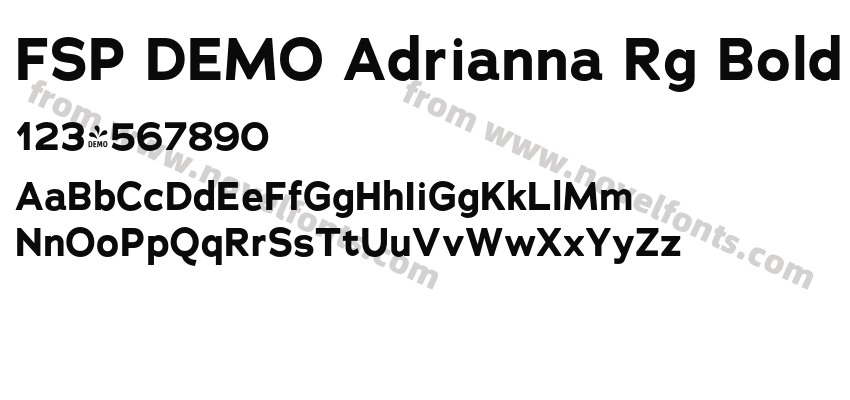 FSP DEMO Adrianna Rg BoldPreview