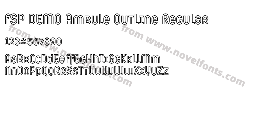 FSP DEMO Ambule Outline RegularPreview