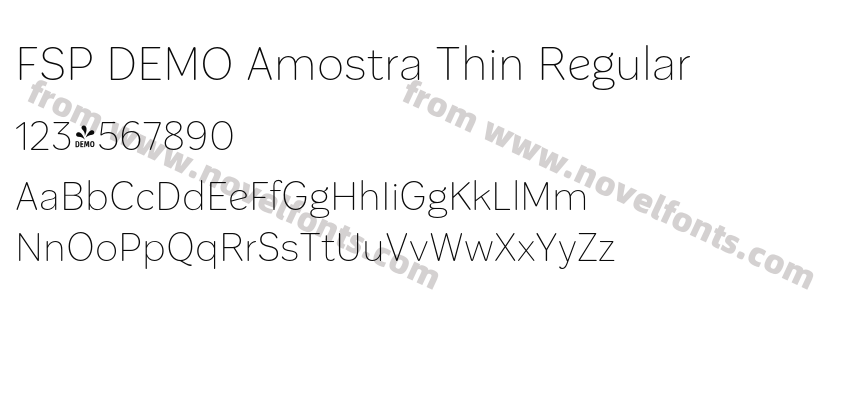 FSP DEMO Amostra Thin RegularPreview