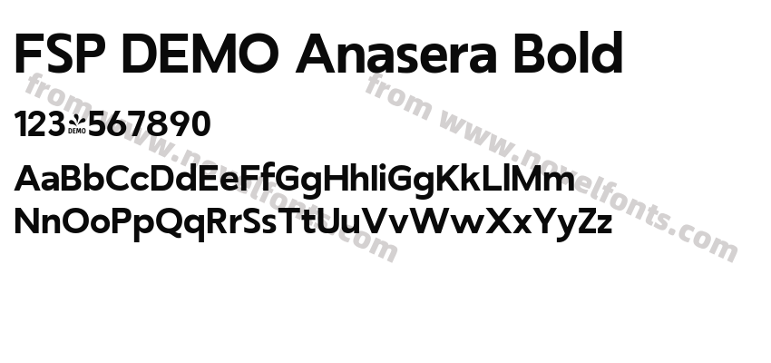 FSP DEMO Anasera BoldPreview