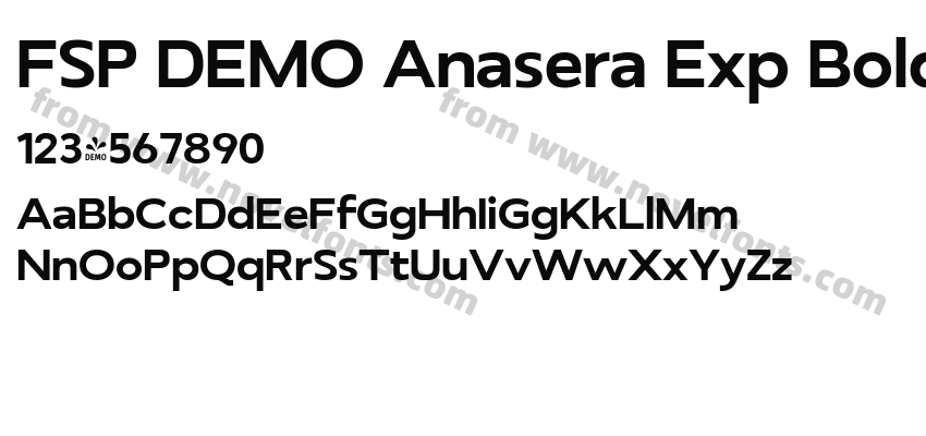 FSP DEMO Anasera Exp BoldPreview