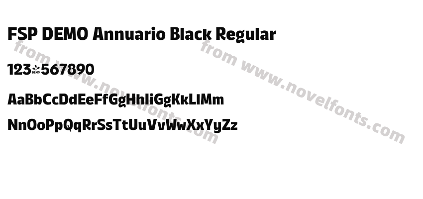 FSP DEMO Annuario Black RegularPreview