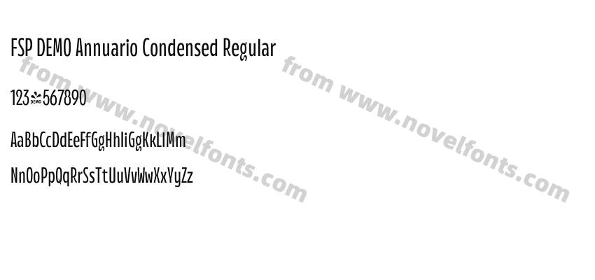 FSP DEMO Annuario Condensed RegularPreview