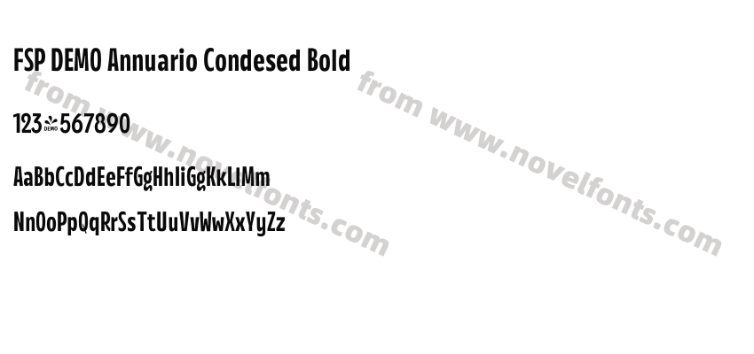 FSP DEMO Annuario Condesed BoldPreview