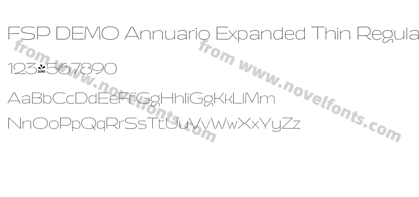FSP DEMO Annuario Expanded Thin RegularPreview