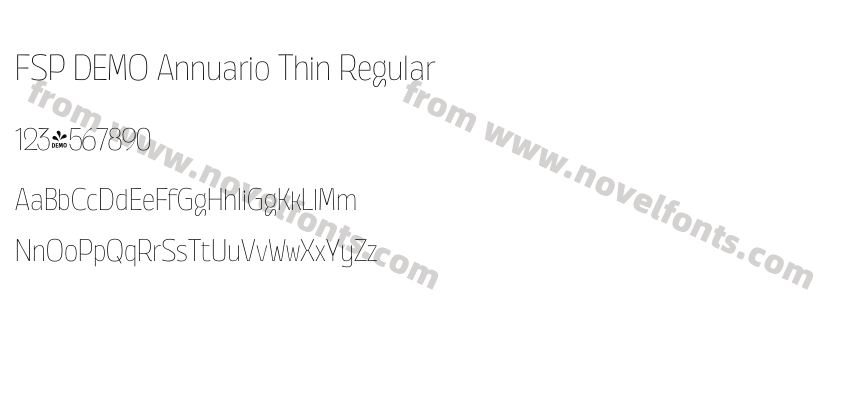 FSP DEMO Annuario Thin RegularPreview