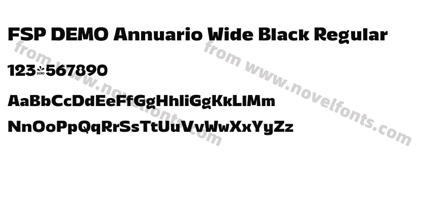 FSP DEMO Annuario Wide Black RegularPreview