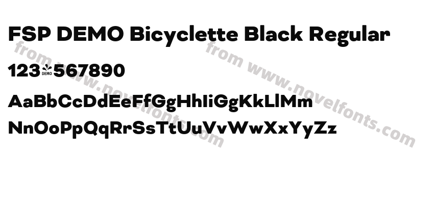 FSP DEMO Bicyclette Black RegularPreview