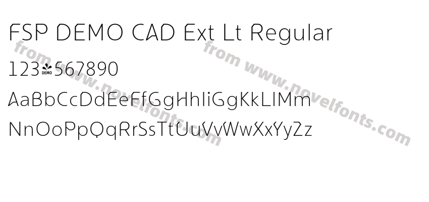 FSP DEMO CAD Ext Lt RegularPreview